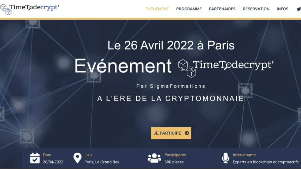 timetodecrypt paris site officiel