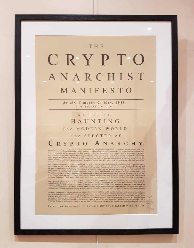 manifeste crypto anarchie