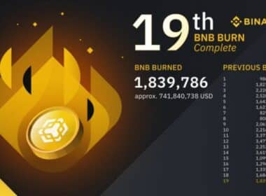 Binance BNB token burn