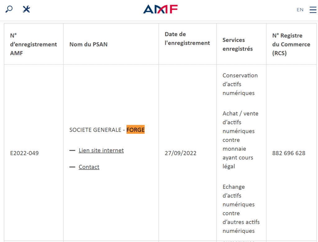 amf sg forge