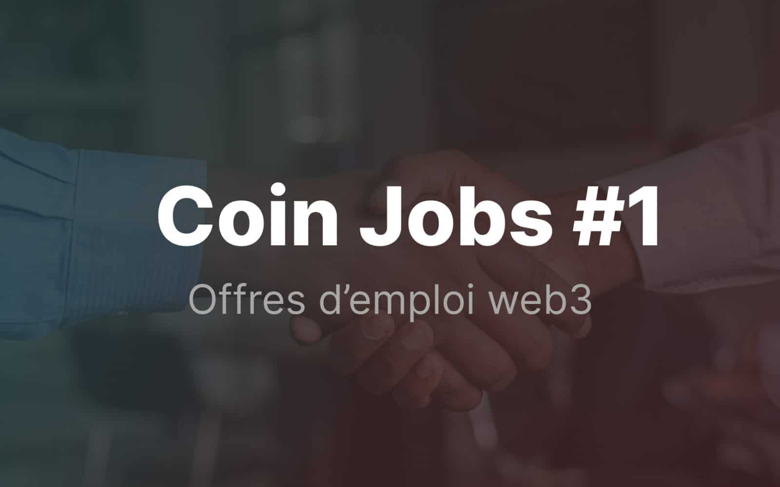 CoinJobs Offres d'emploi web3