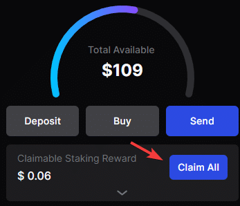 claim recompenses staking keplr