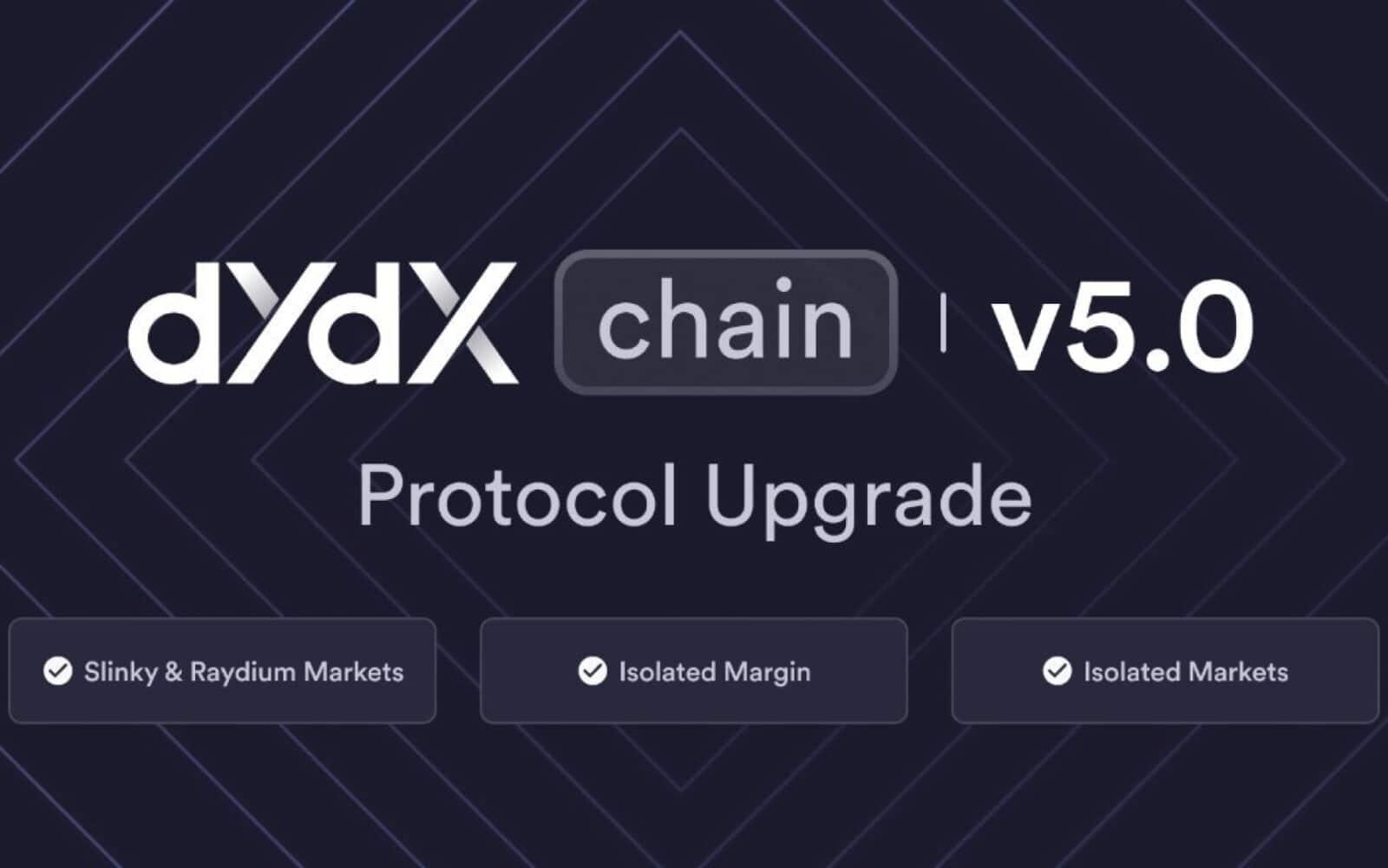 dydx v5 isolated markets margin