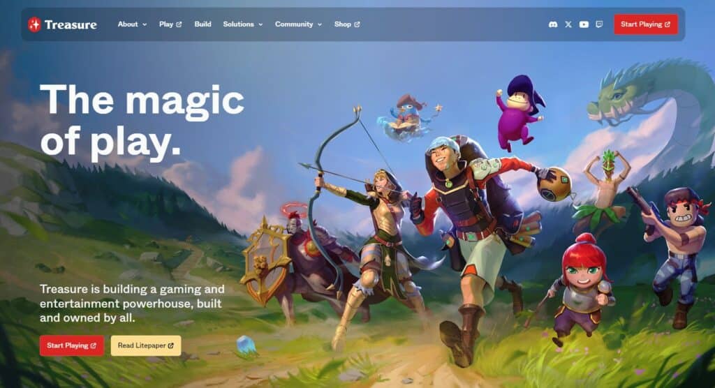 treasure magic crypto gaming