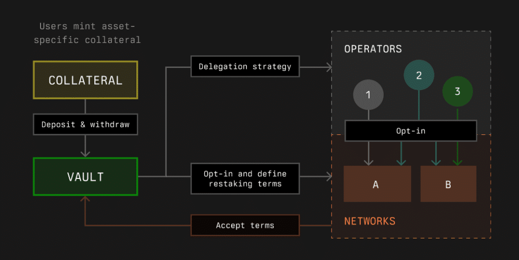 symbiotic vault infrastructure