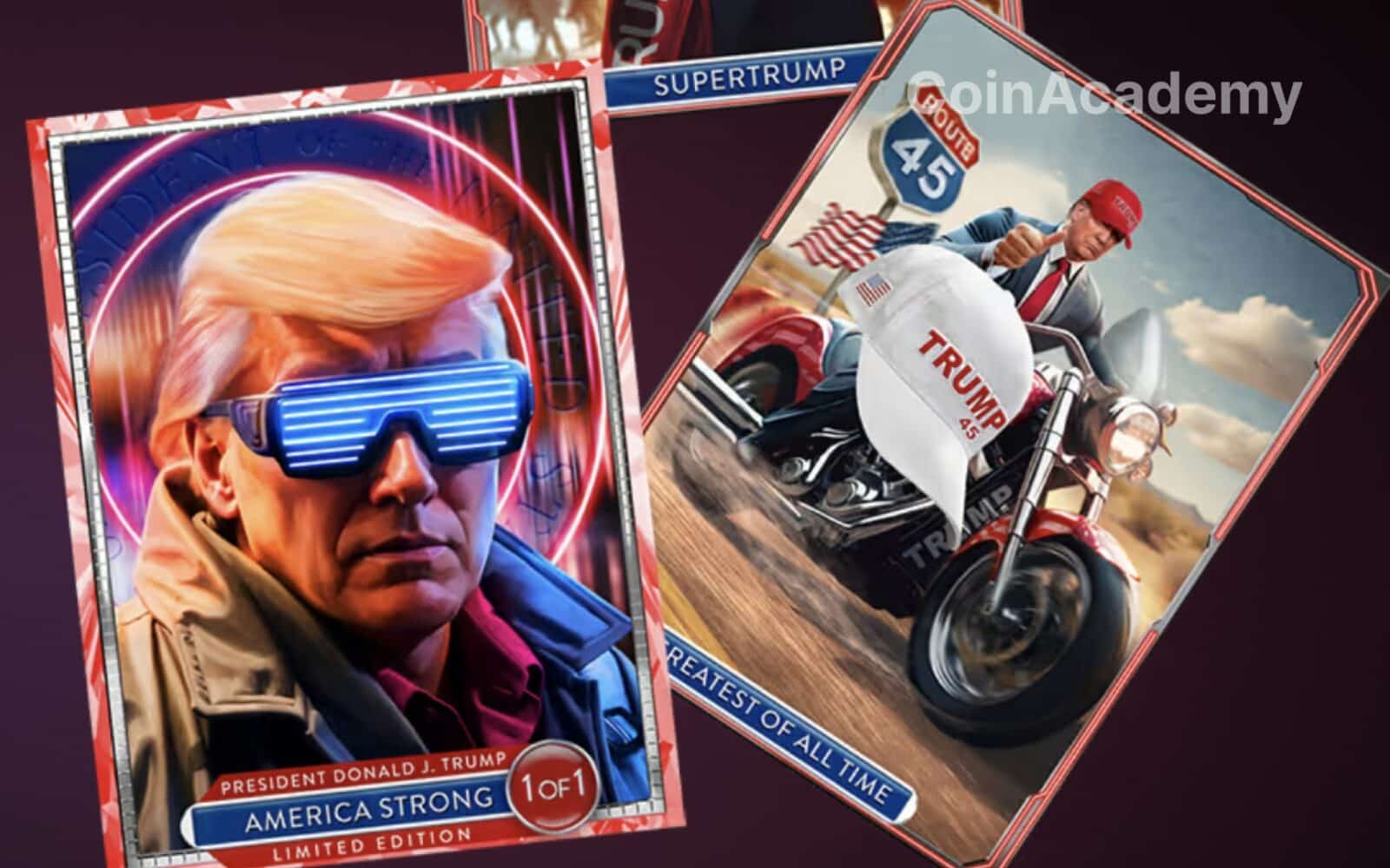 donald trump cartes nft collection