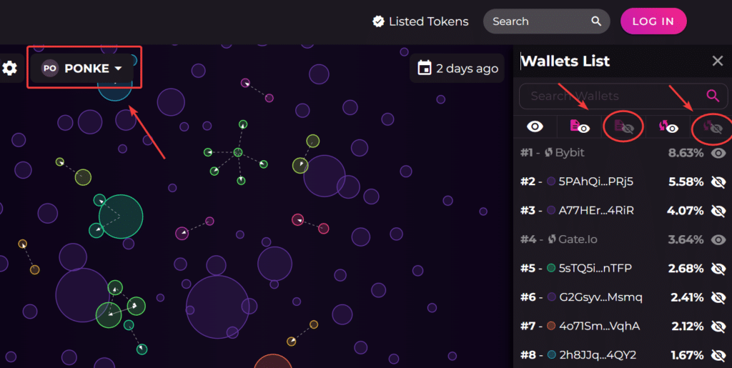 bubblemaps contract exchange crypto wallet