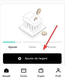 deblock ajout argent compte tuto