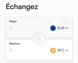 deblock echanger crypto euroe