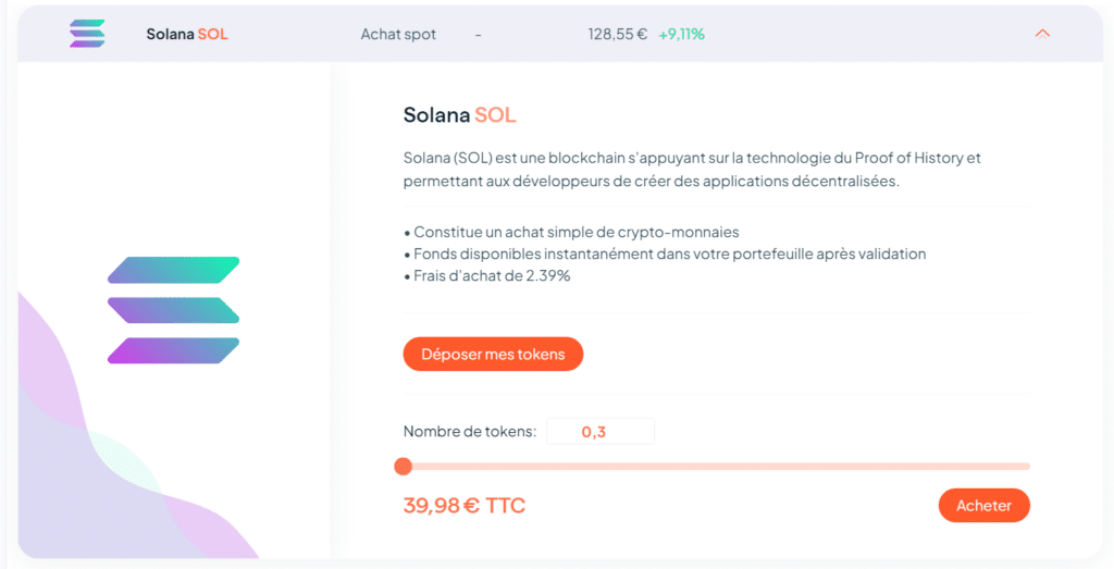 meria achat spot crypto tuto