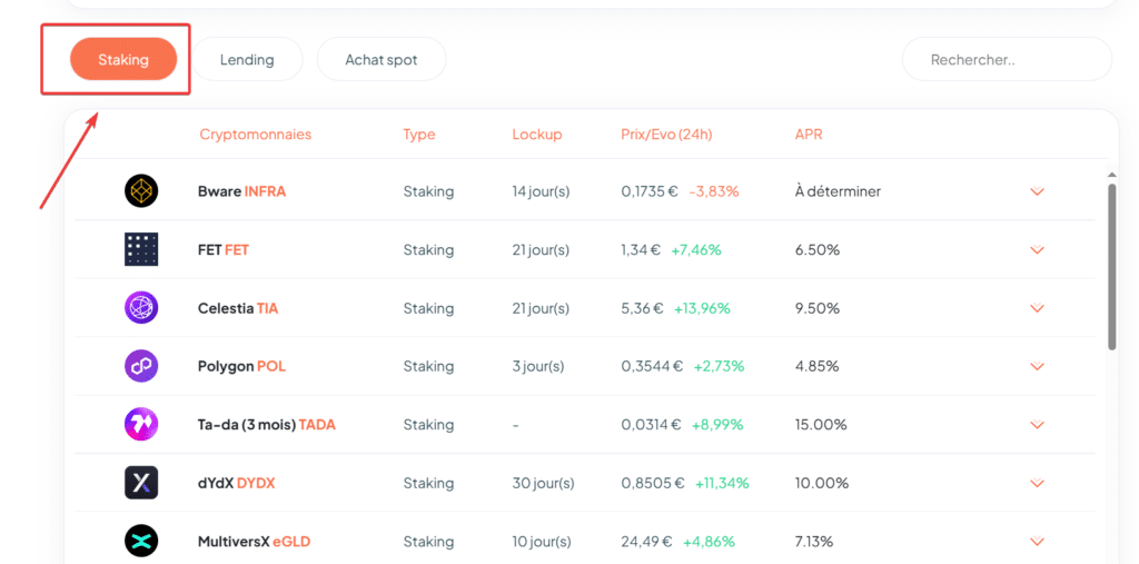 meria staking crypto