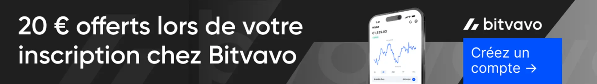 Bitvavo - 20 euros inscription