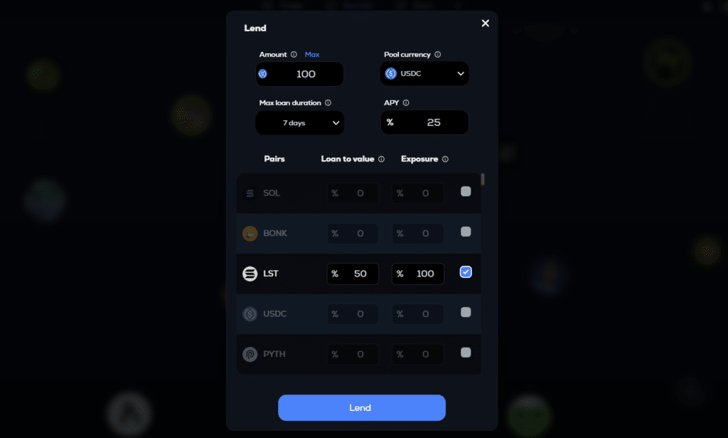 rain airdrop lending crypto tuto