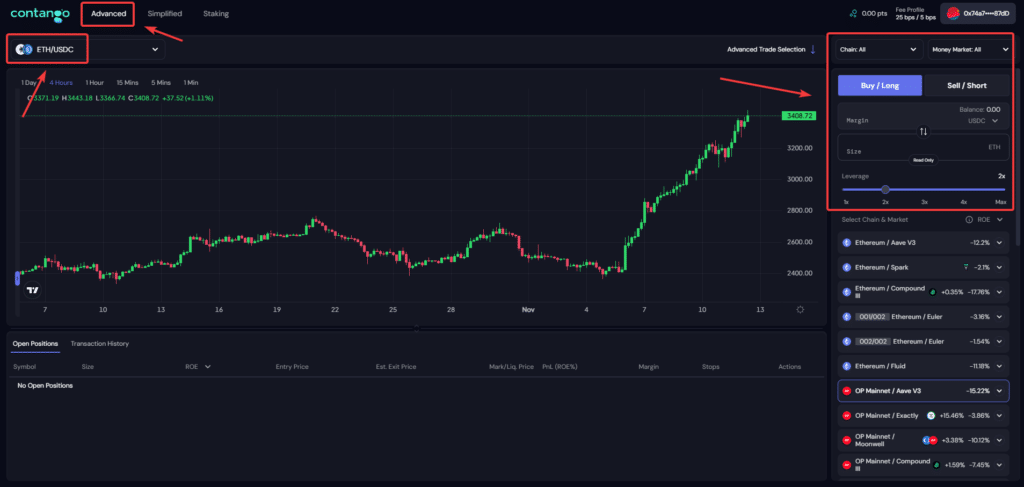 contango airdrop tuto trader