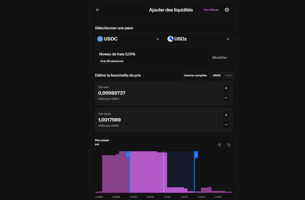 anzen airdrop pool liquidite tuto