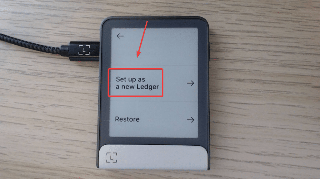 ledger flex creer wallet crypto