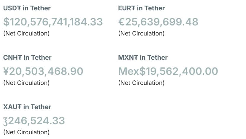 tether transparency