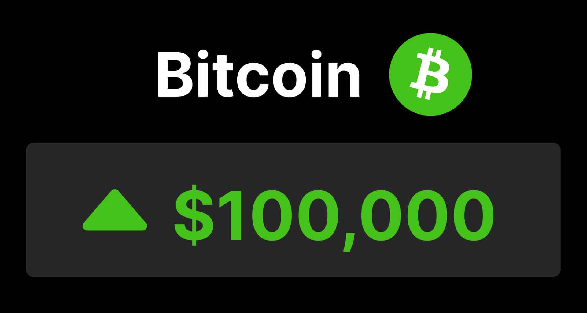 Bitcoin BTC 100k