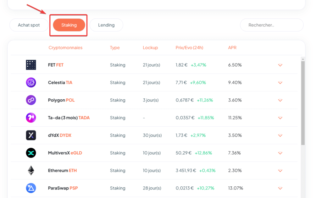 meria staking crypto