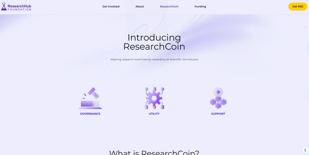 research hub crypto desci