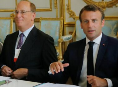 emmanuel macron laffy fink blackrock europe france