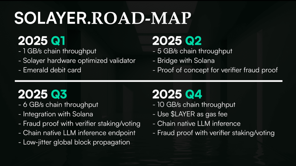 Roadmap Solayer
