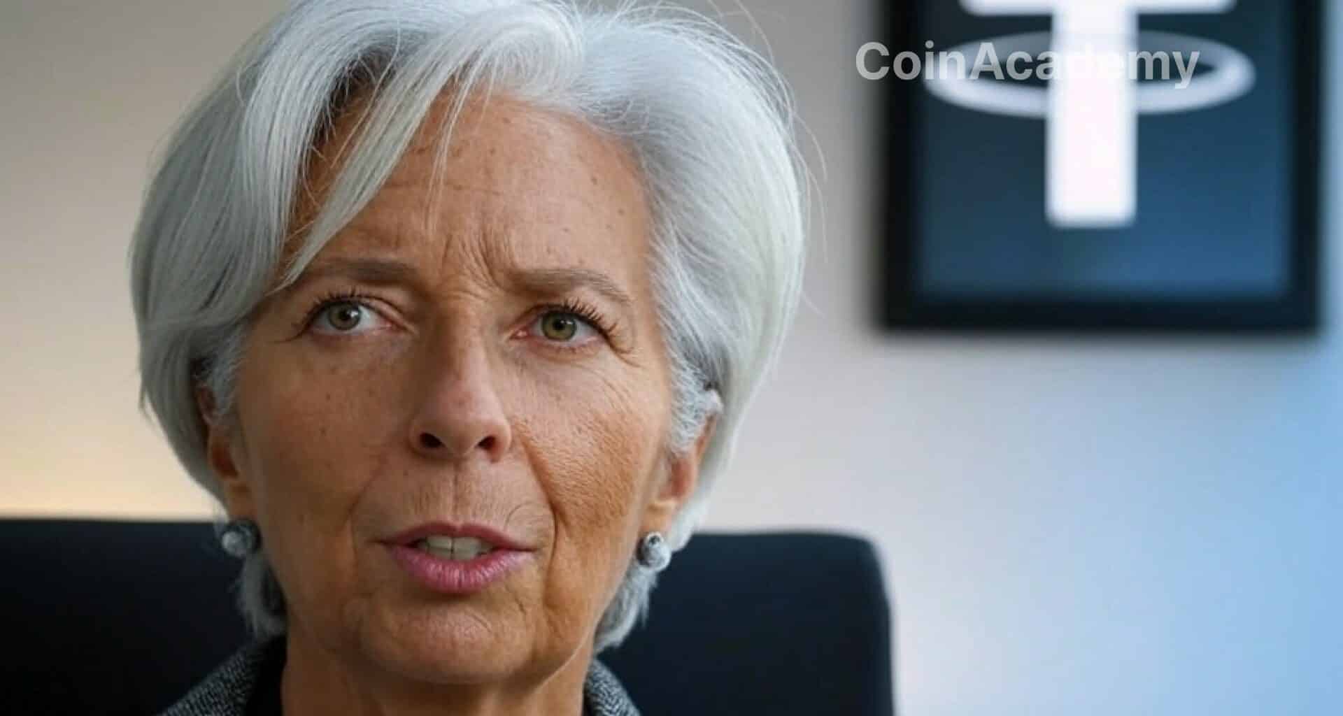 christine lagarde usdt tether europe mica