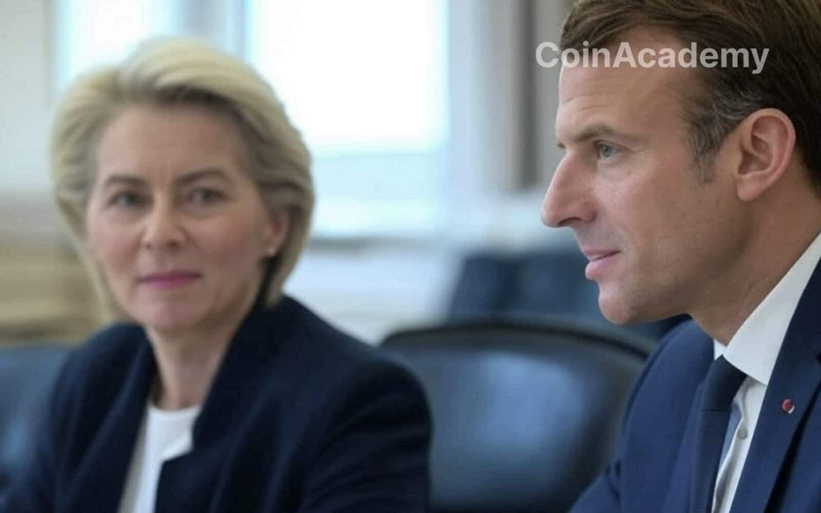 emmanuel macron ursula von der leyen europe