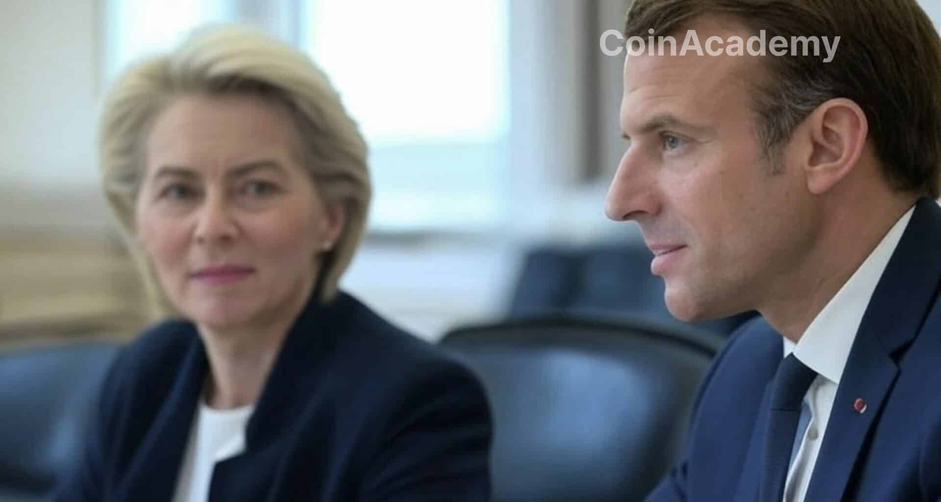 emmanuel macron ursula von der leyen europe