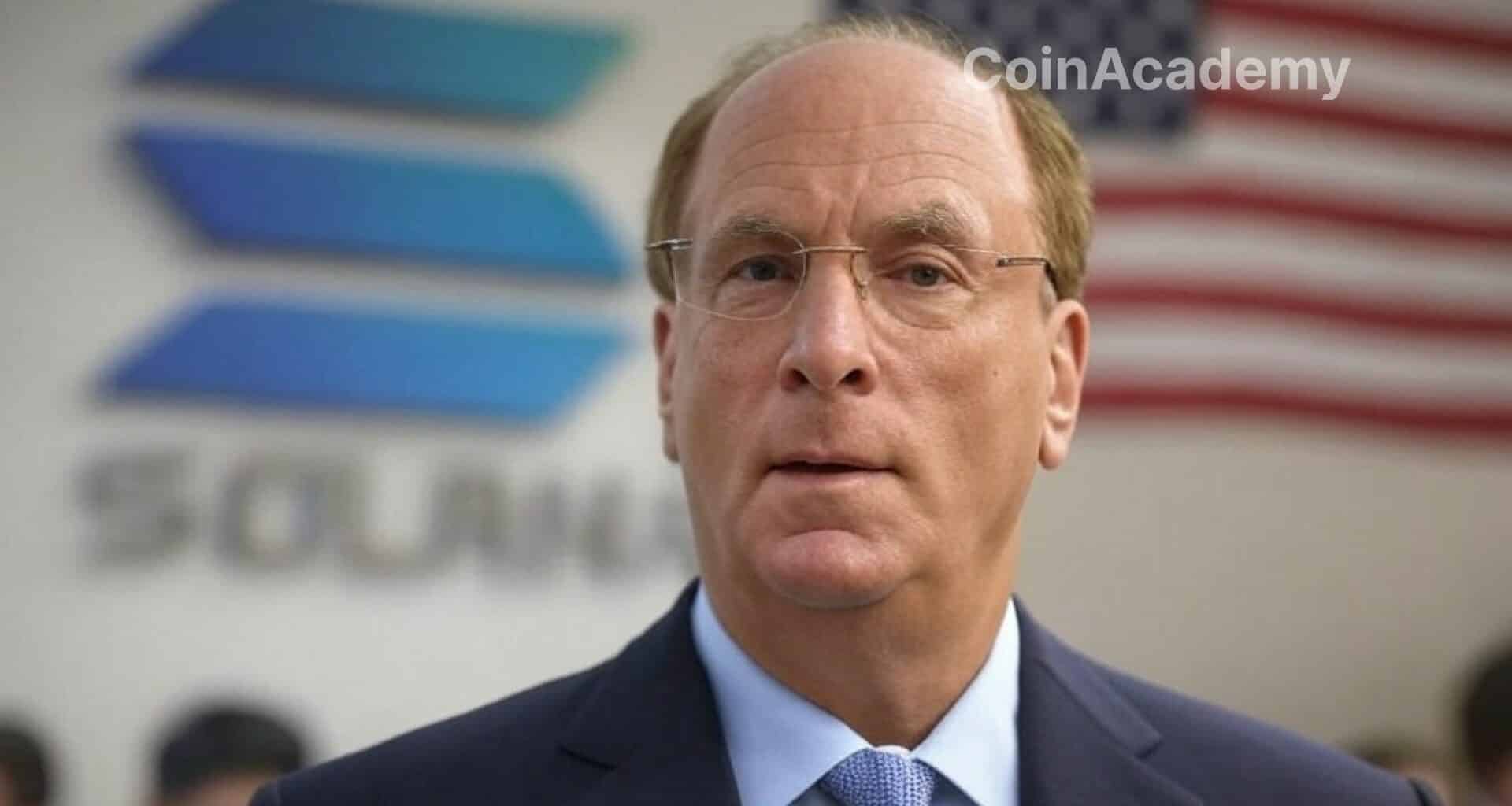 larry fink blackrock buidl solana sol