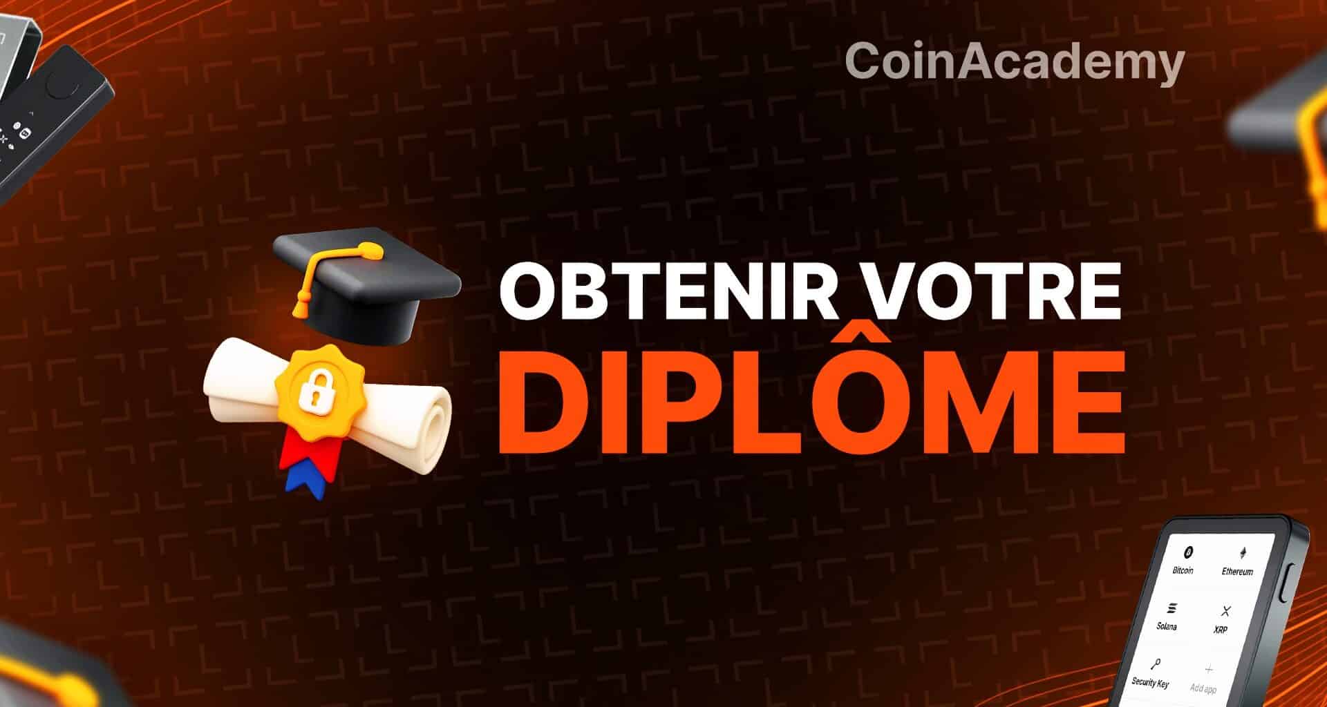 Obtenir diplome CoinAcademy