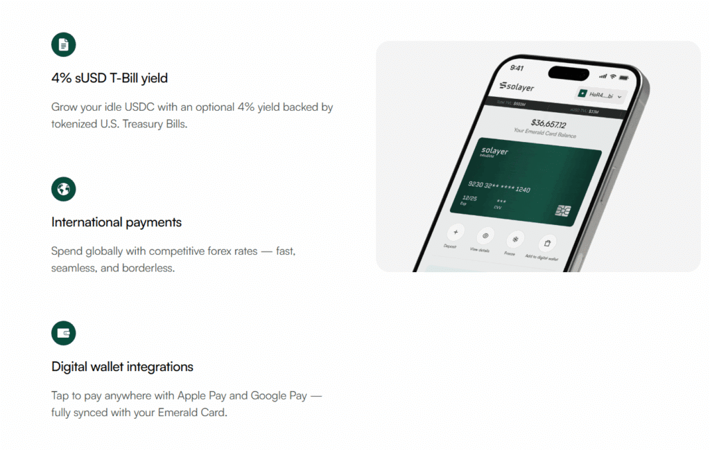 solayer emerald card