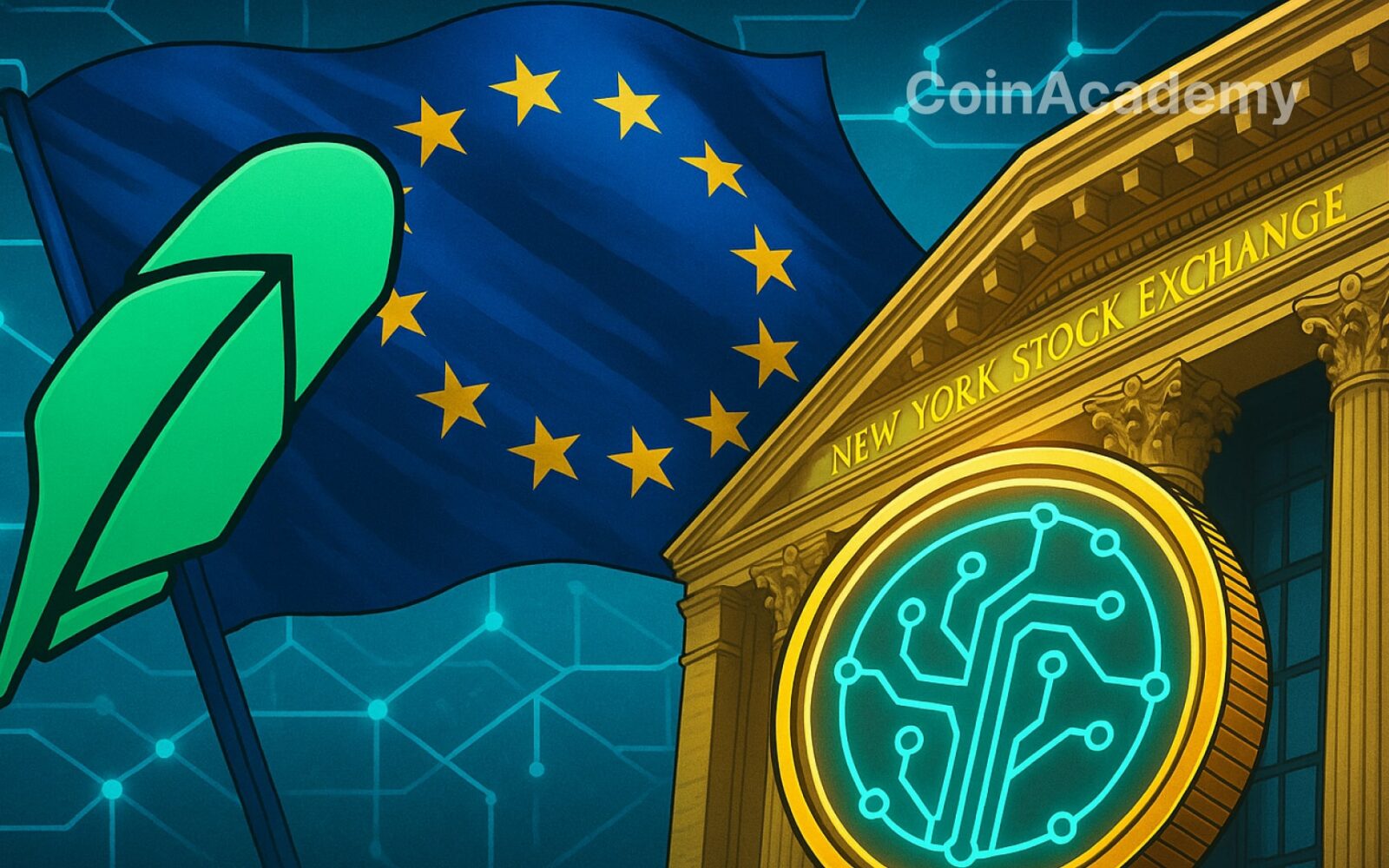 europe robinhood tokenise actions blockchain