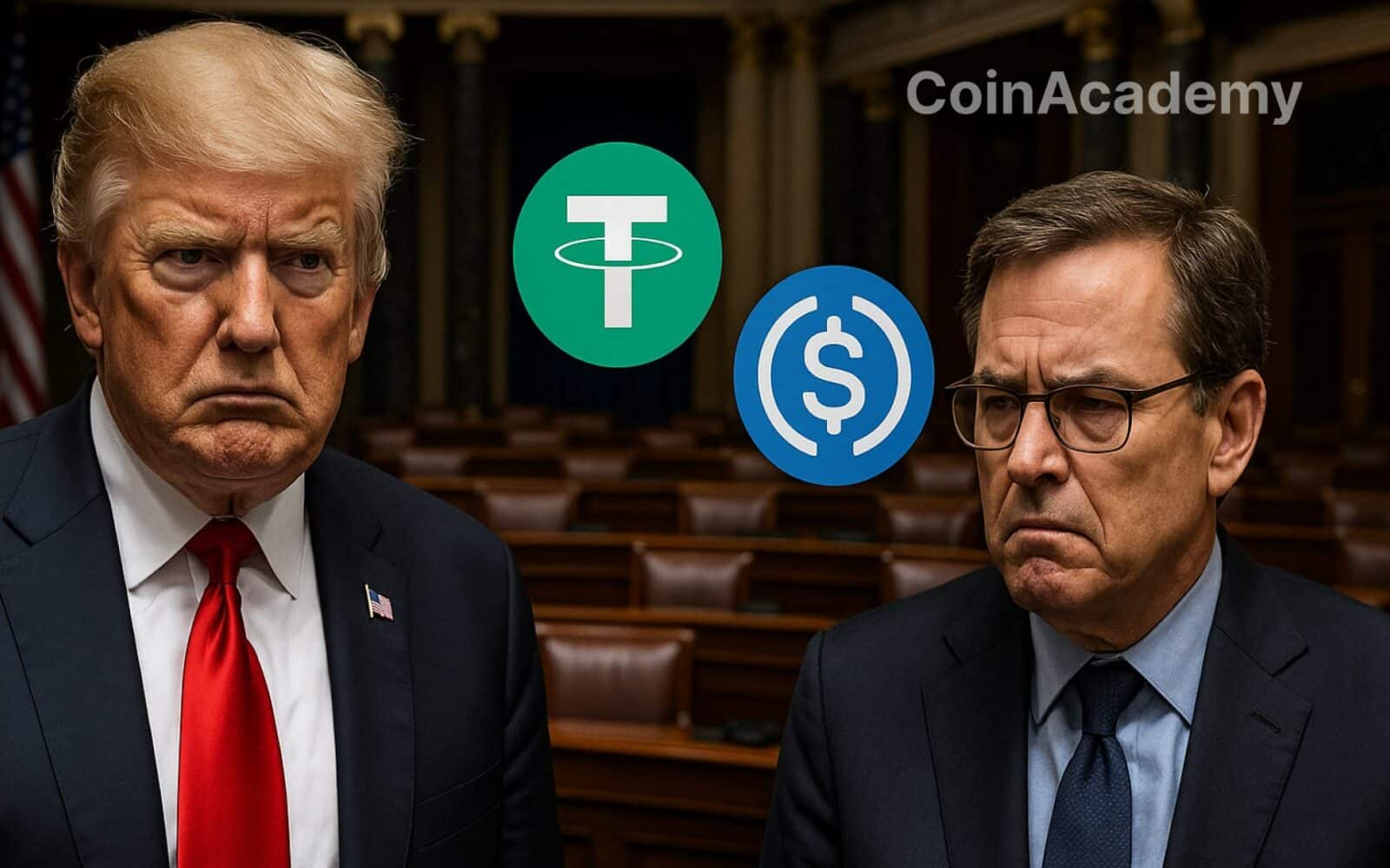 trump genius act stablecoins senat