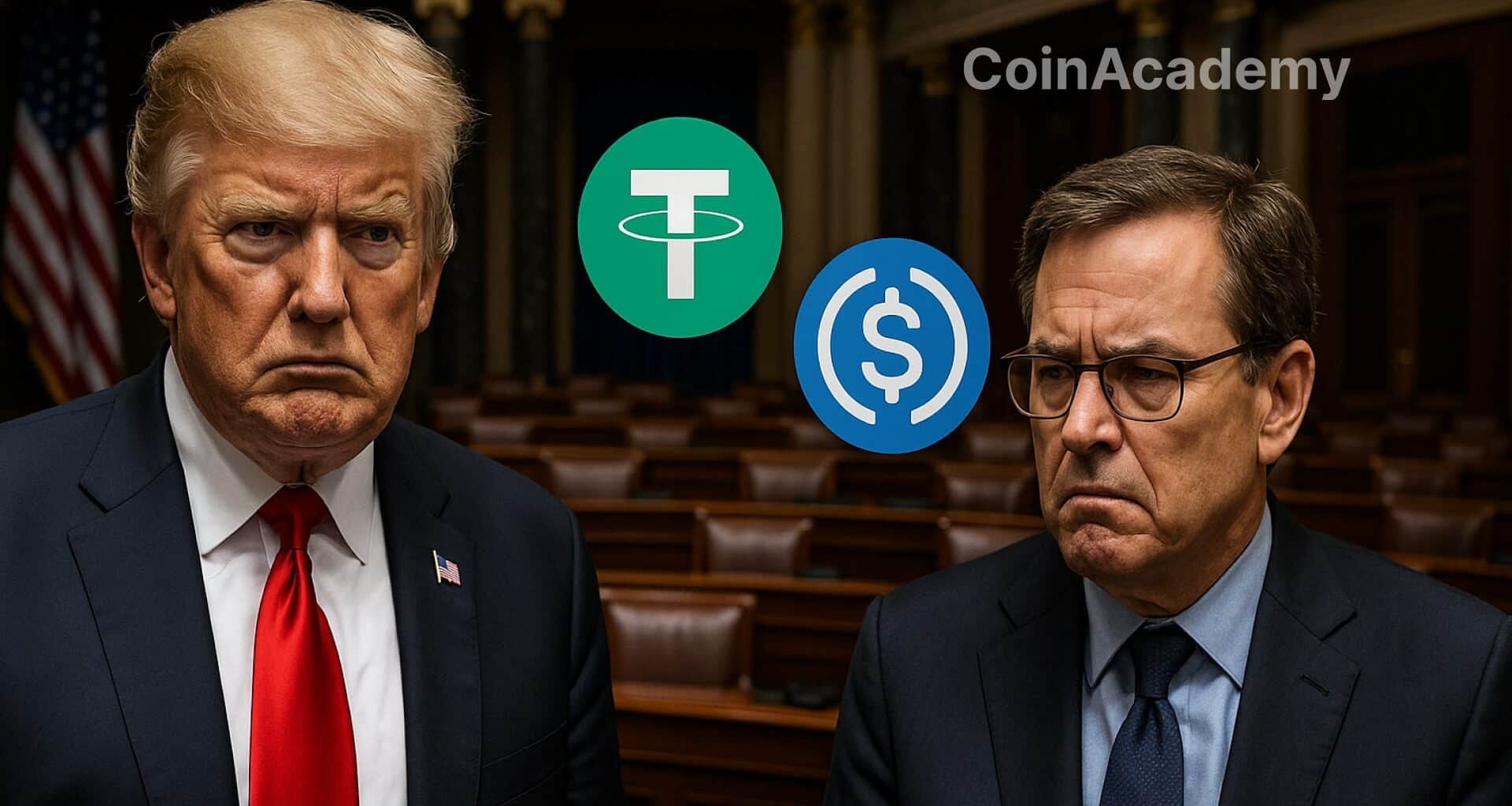 trump genius act stablecoins senat
