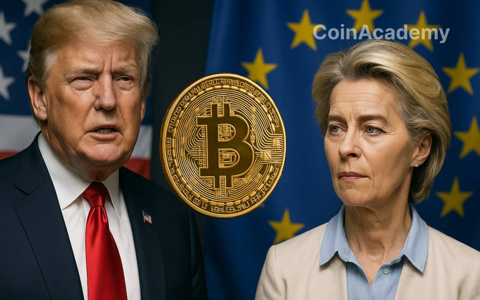trump von der leyer europe usa bitcoin btc