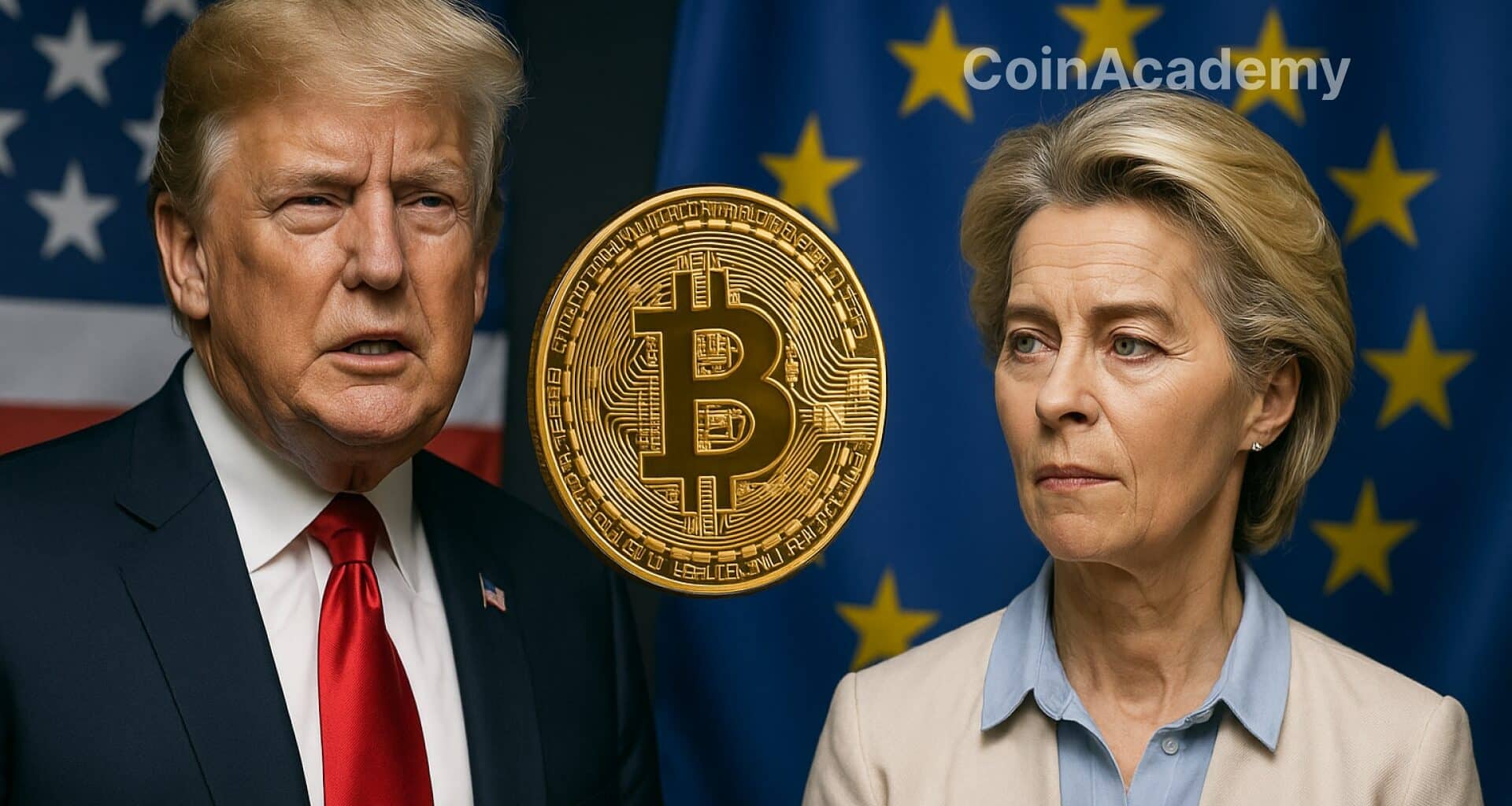 trump von der leyer europe usa bitcoin btc