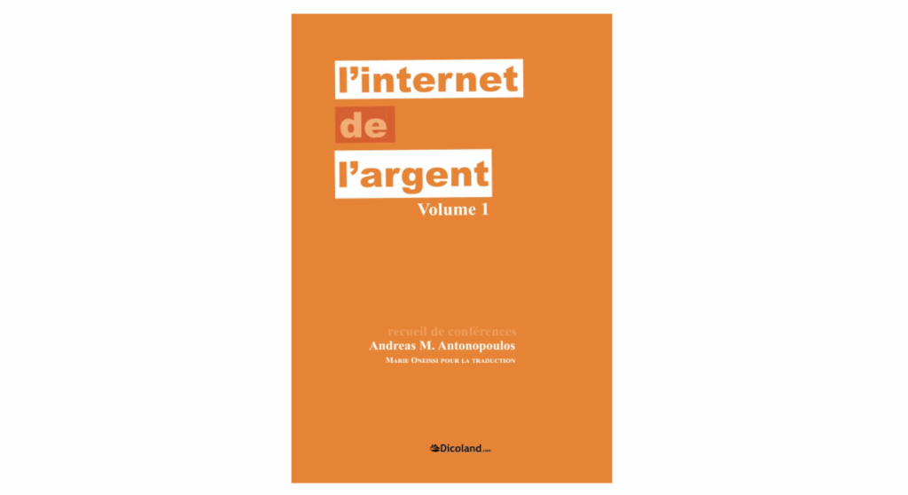 L'internet de l'argent livre bitcoin