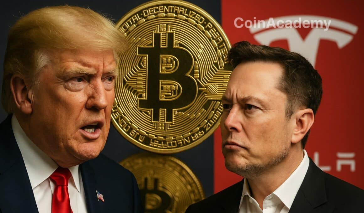 donald trump elon musk bitcoin btc tesla tsla