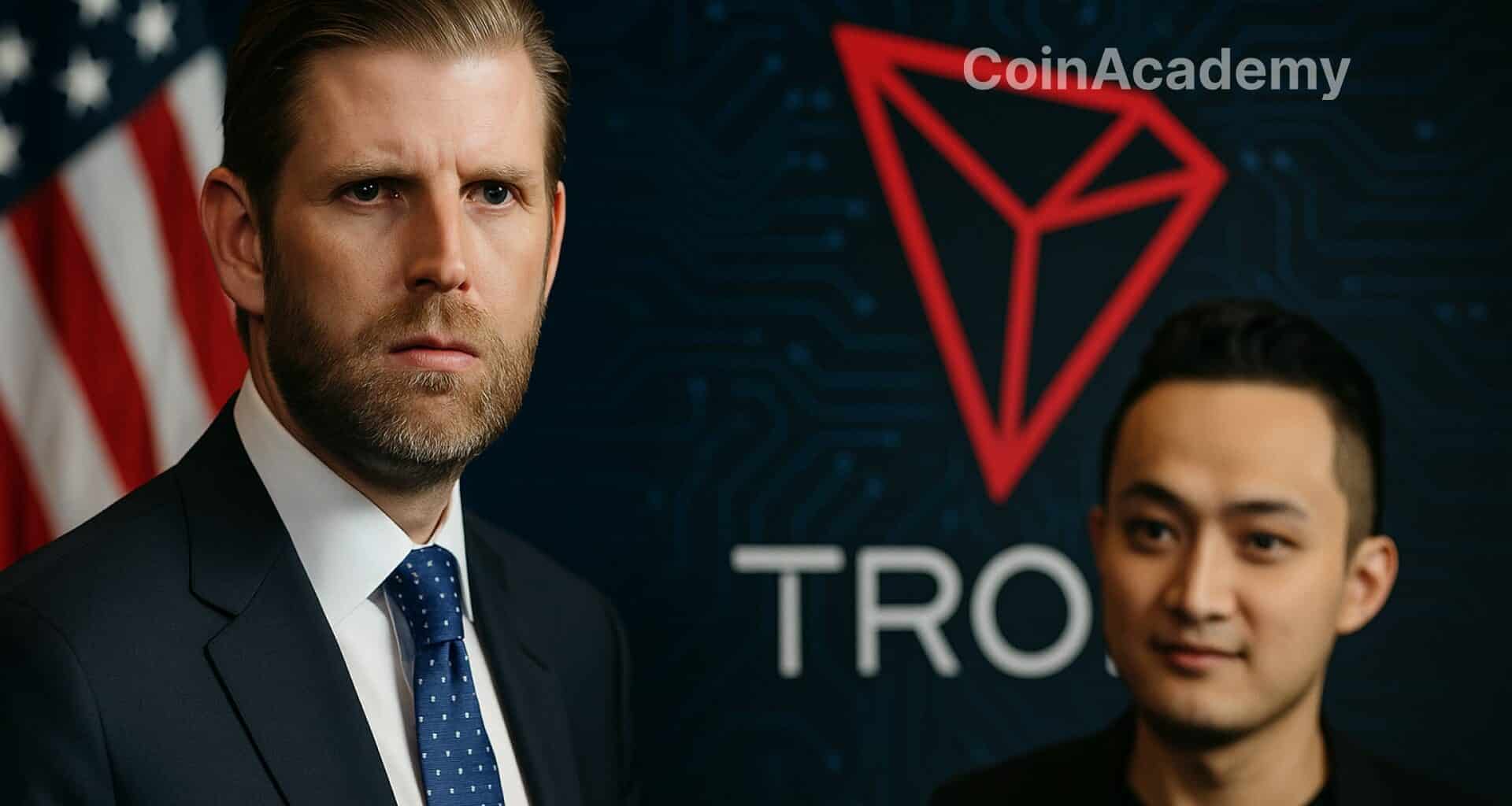justin sun tron eric trump ipo bourse trx