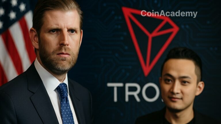 justin sun tron eric trump ipo bourse trx