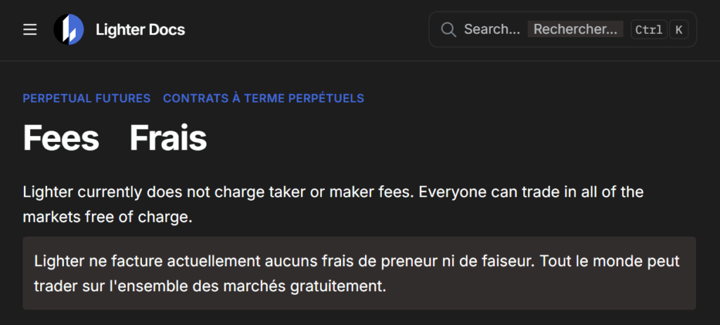 lighter fees