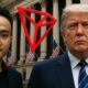 tron trx justin sun trump bourse ipo