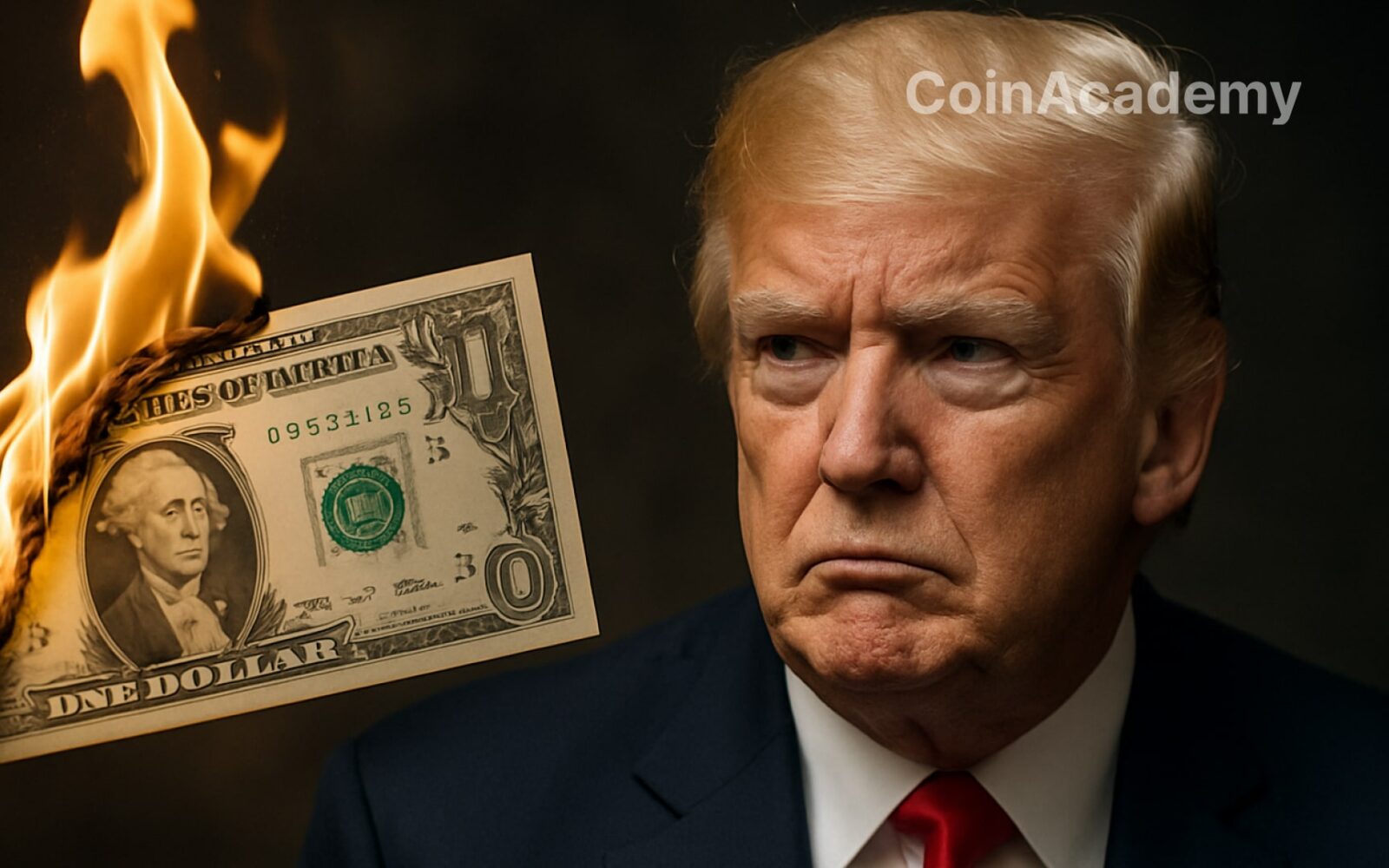 trump dollar chute usa