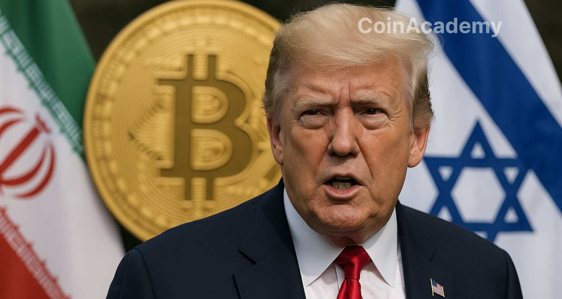 trump iran israel bitcoin btc