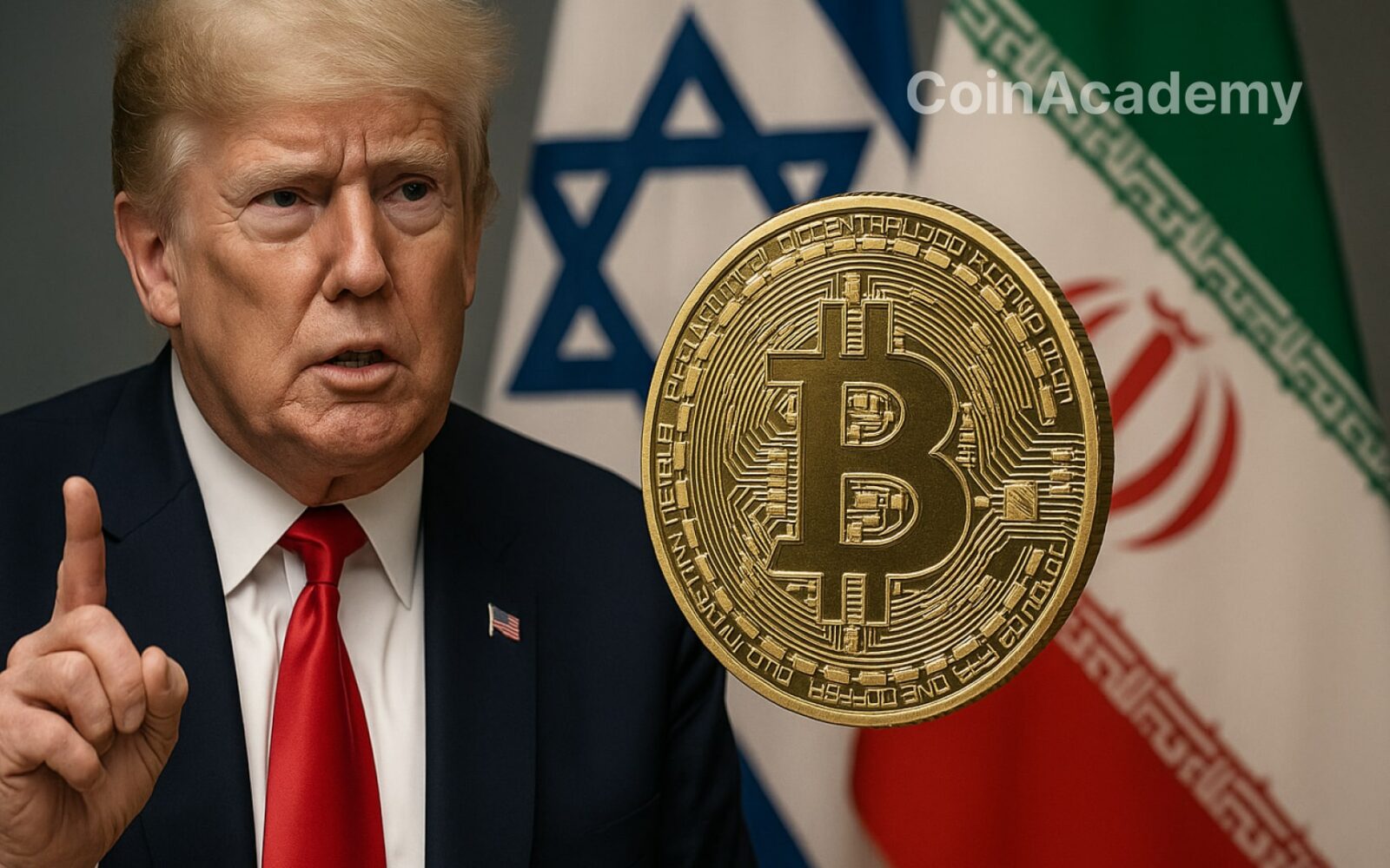 trump israel iran bitcoin btc
