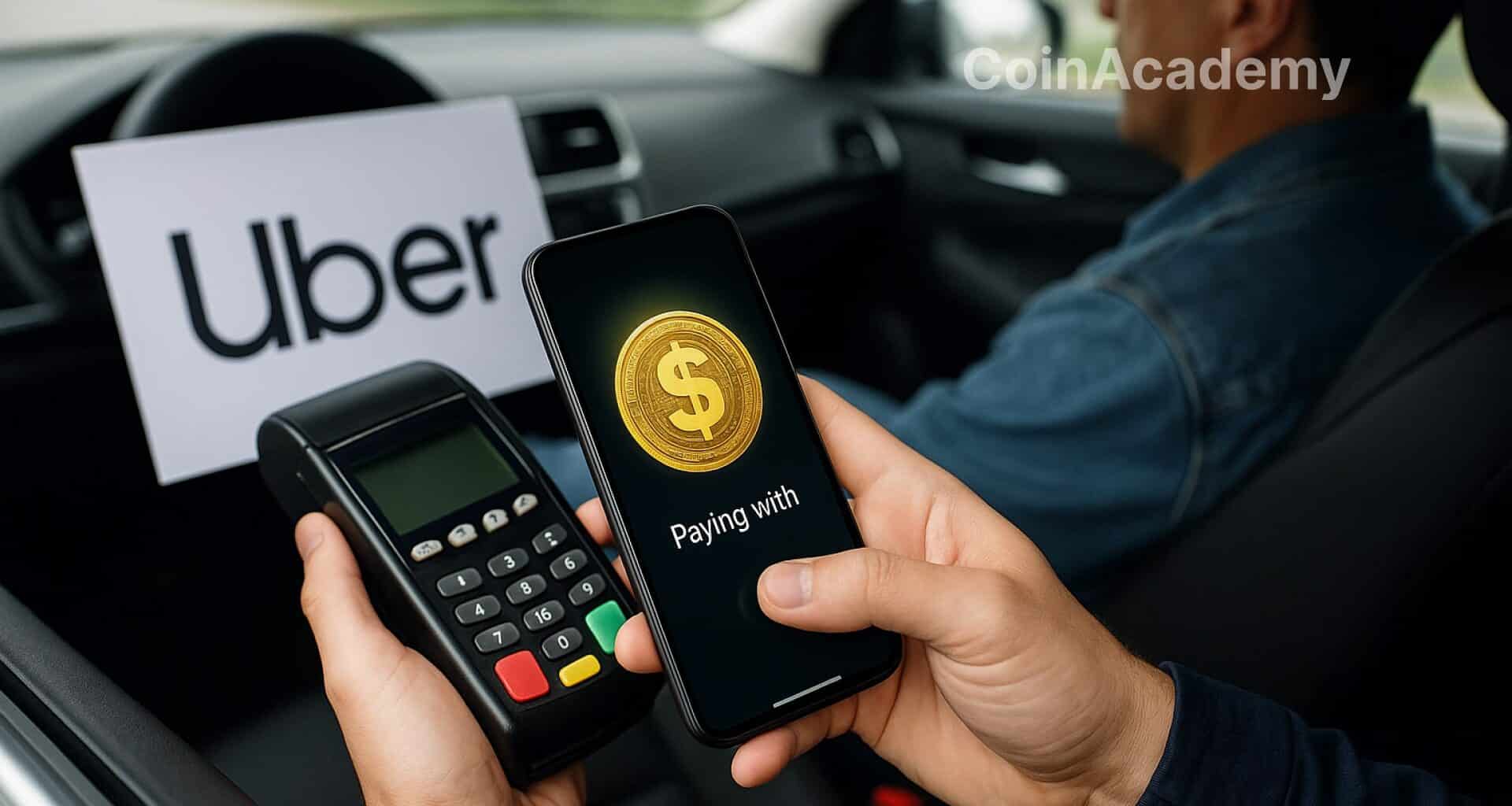 uber paiement stablecoins crypto