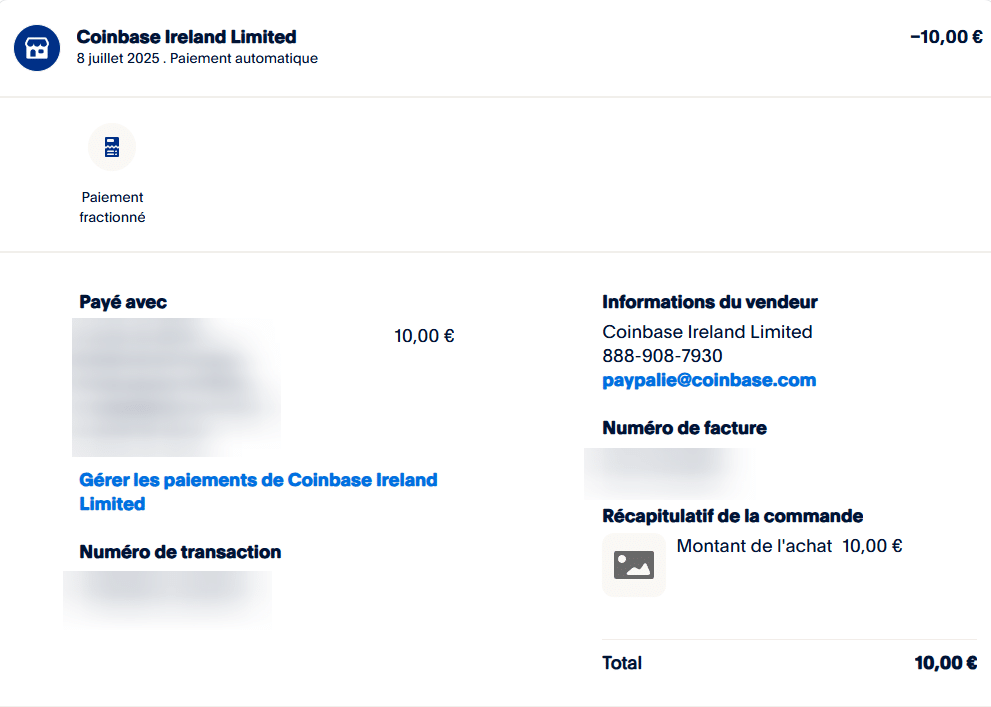 achater cryptomonnaie paypal coinbase