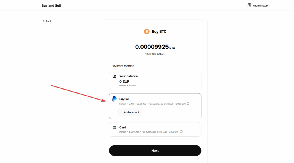 achat cryptomonnaie paypal okx