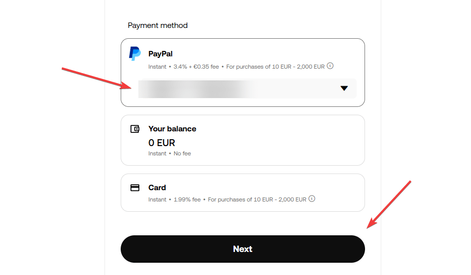 acheter crypto paypal okx